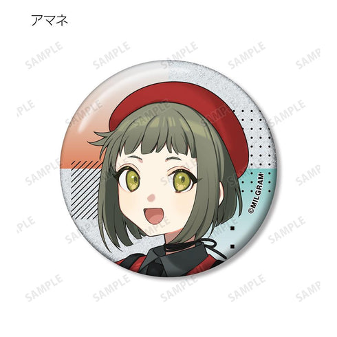 『MILGRAM -ミルグラム-』描き下ろし 5th Anniversary ver. トレーディンググリッター缶バッジ(単位/BOX)【202510再販】